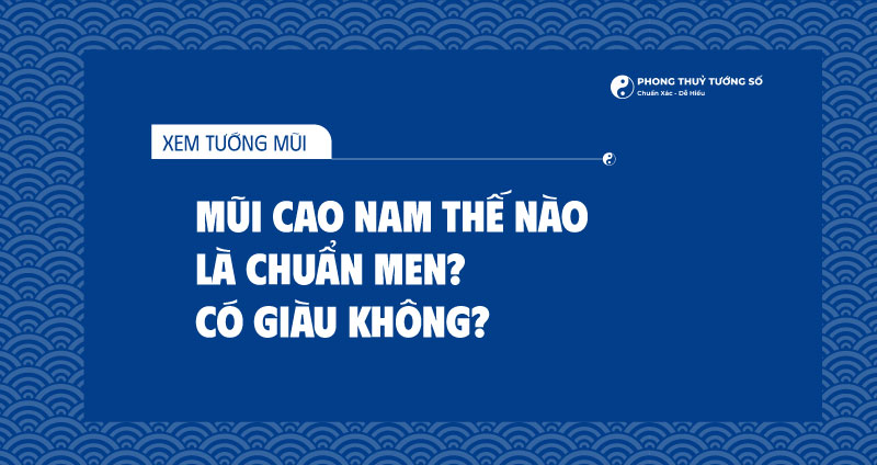 Mũi Cao Nam Thế Nào Là Chuẩn Men? Có Giàu Không?