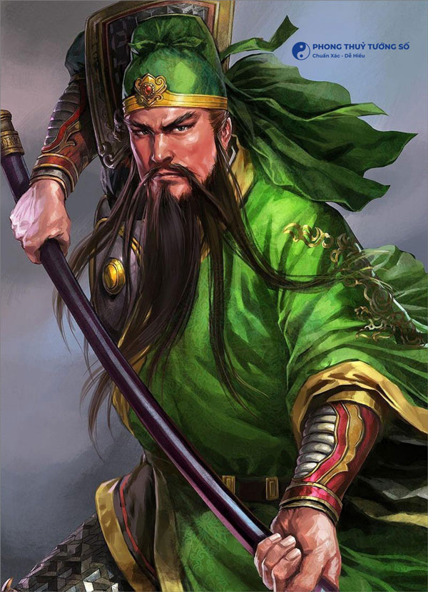 Danh tướng Quan Vân Trường nhà Thục Hán trong Tam Quốc Diễn Nghĩa nổi tiếng với đôi mắt phượng mày tằm vô cùng uy dũng